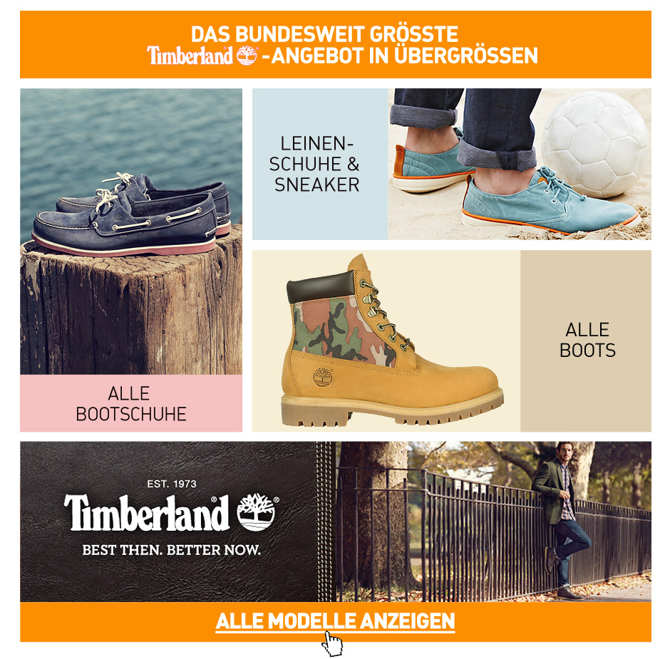 Timberland Schuhe in Übergrösse